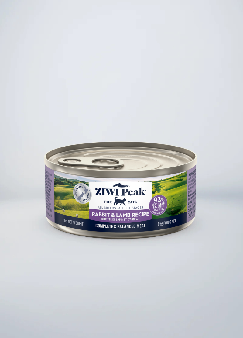 ZIWI Peak Wet Rabbit & Lamb Recipe for Cats – with Superfoods