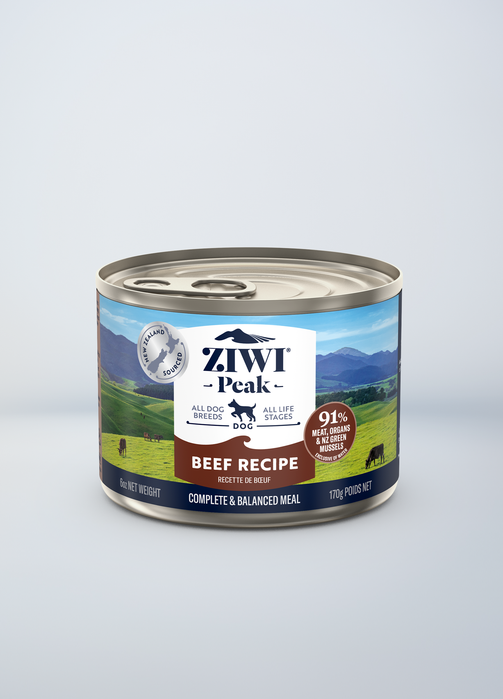 ドッグフード｜ZIWI®ピーク 缶・ウェットドッグフード ビーフ（日本