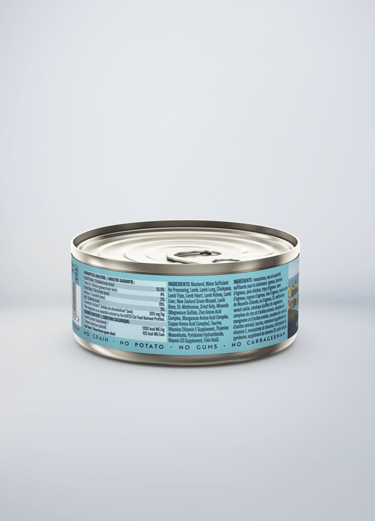 Original Canned Wet Mackerel & Lamb Recipe for cats | Canned wet food for cats