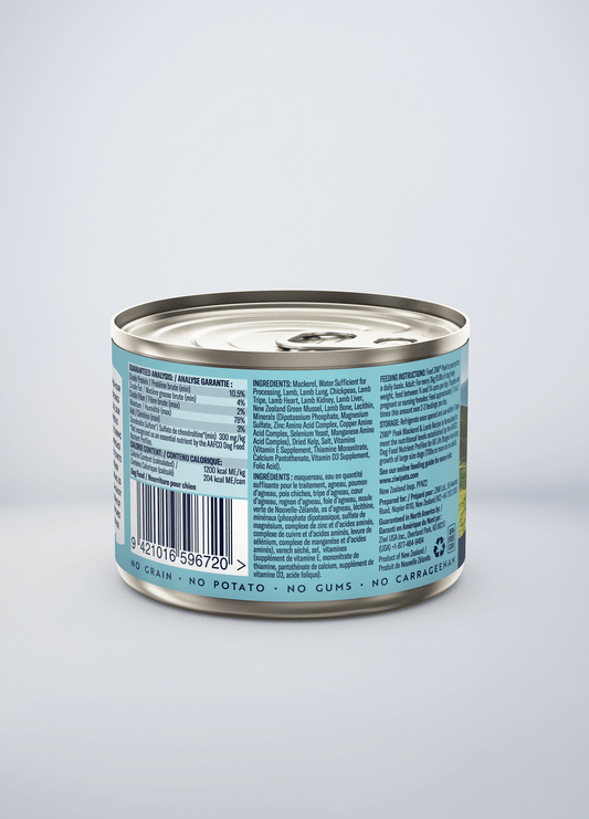 Original Canned Wet Mackerel & Lamb Recipe for dogs | Canned wet food for dogs