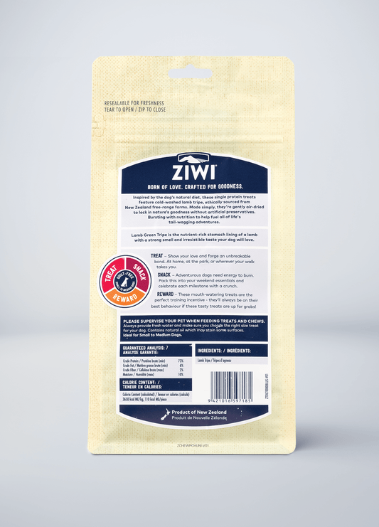 Lamb Green Tripe | Chews, treats & rewards