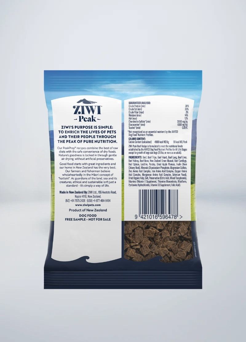 Air-dried Dog Food Sample