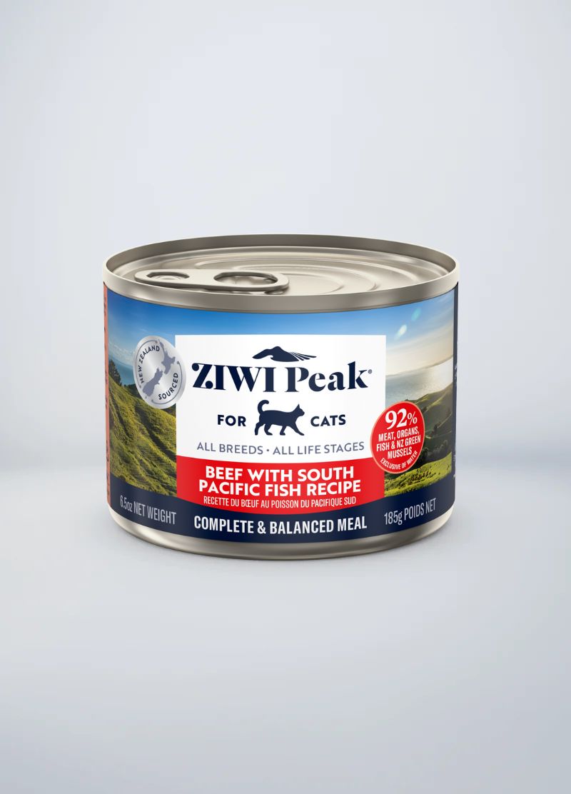 Original Canned Wet Beef & South Pacific Fish Recipe for cats