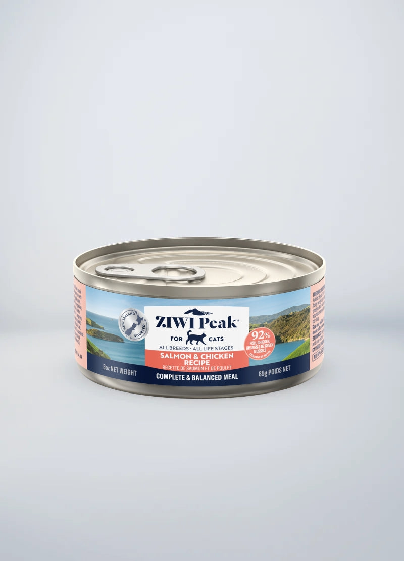 Canned Wet Salmon and Chicken for Cats