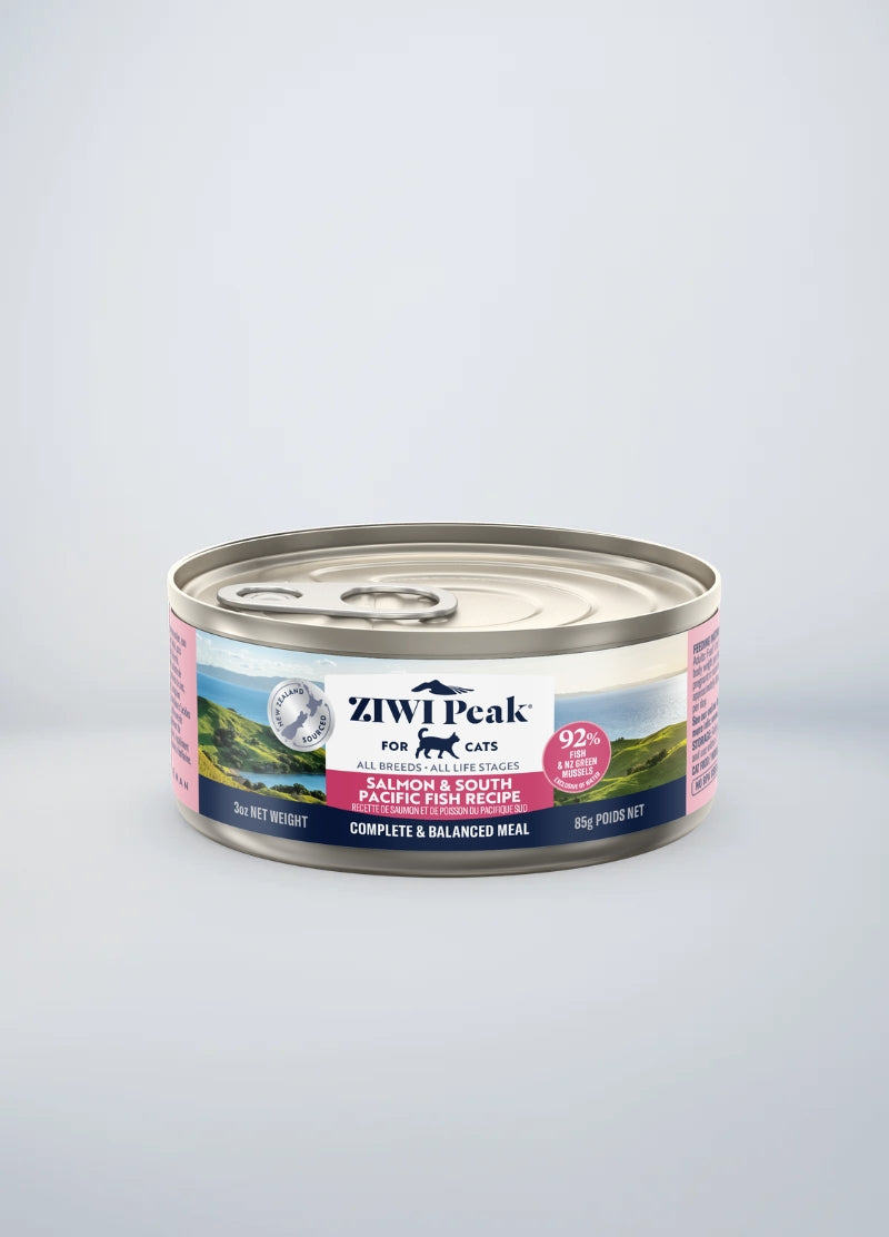 Canned Wet Salmon and South Pacific Fish for Cats