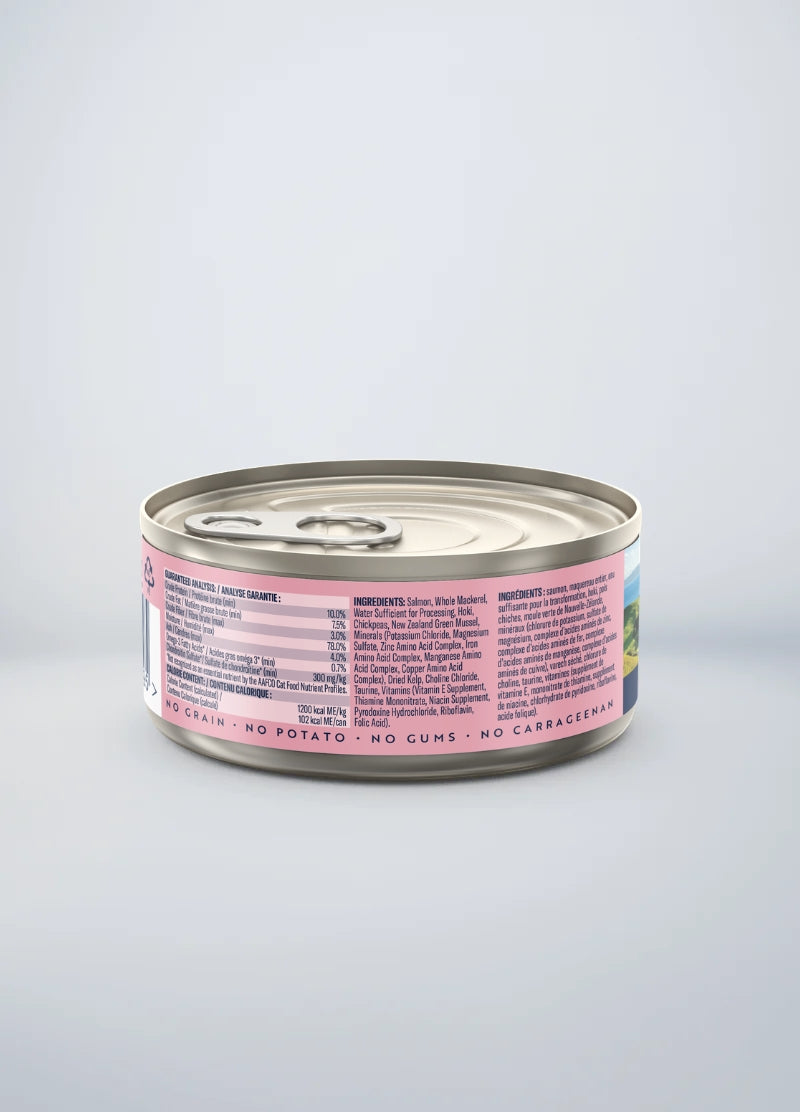 Canned Wet Salmon and South Pacific Fish for Cats