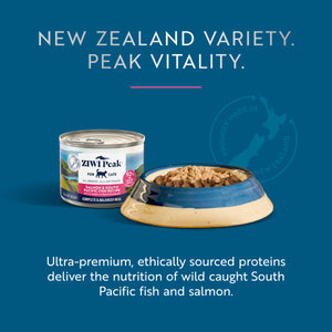 Canned Wet Salmon and South Pacific Fish for Cats | Canned wet food for cats