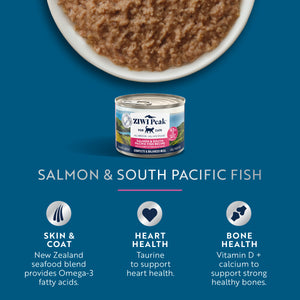 Canned Wet Salmon and South Pacific Fish for Cats | Canned wet food for cats