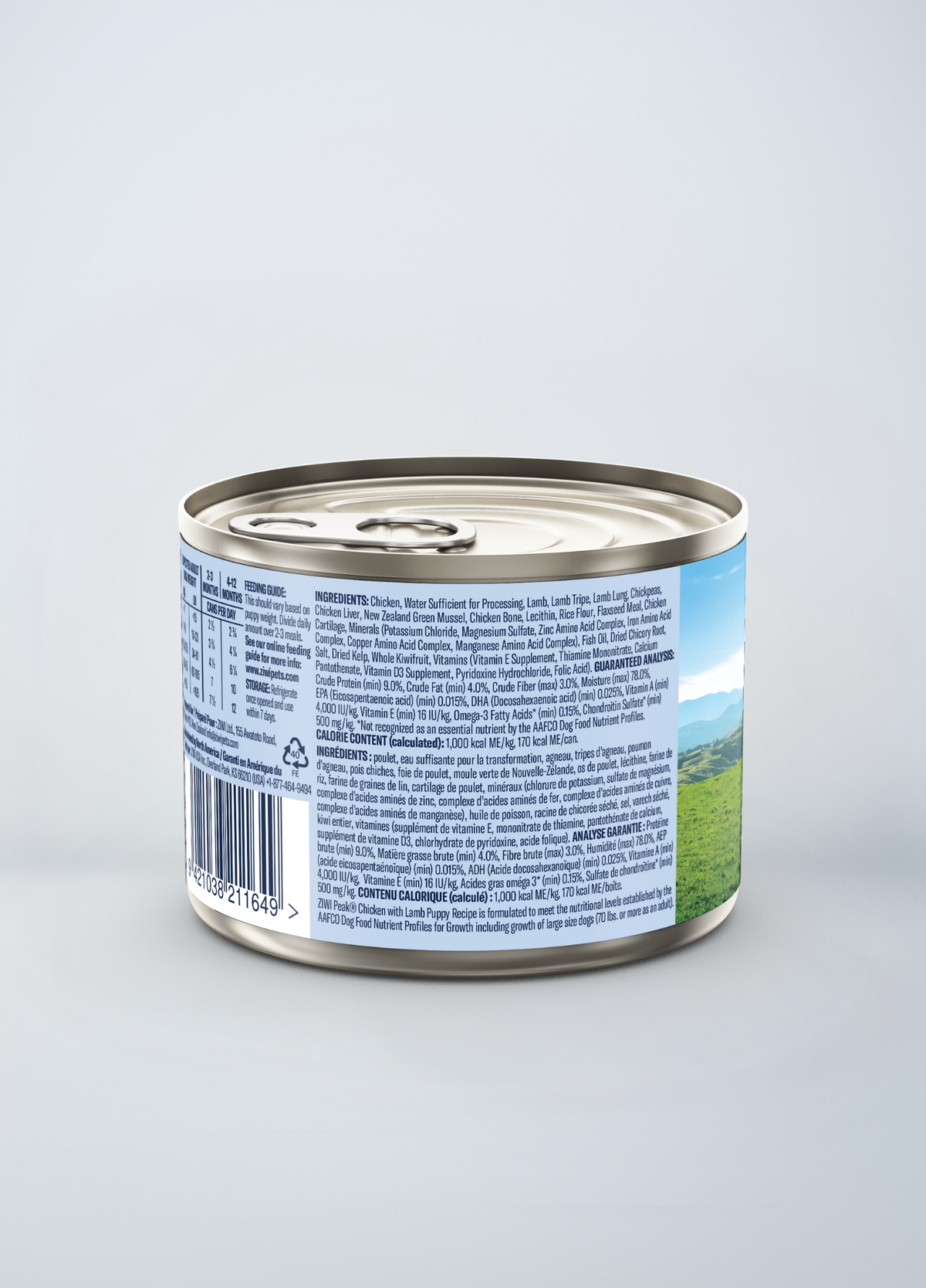 Original Wet Pâté Chicken with Lamb Recipe for puppies