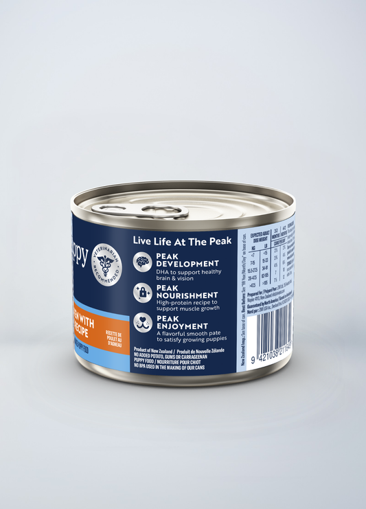 Original Wet Pâté Chicken with Lamb Recipe for puppies | Canned wet food for dogs