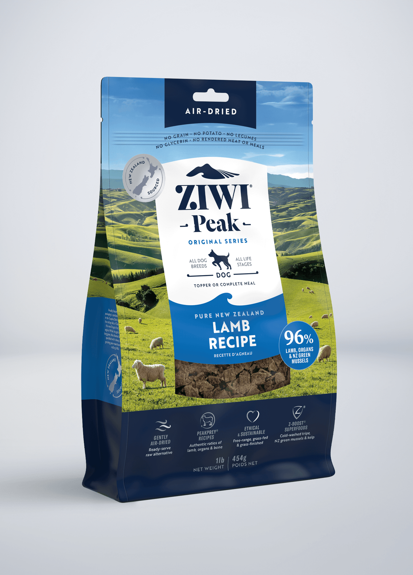ZIWI エアドライドッグフード ラム 1kg 自然食 - 猫用品
